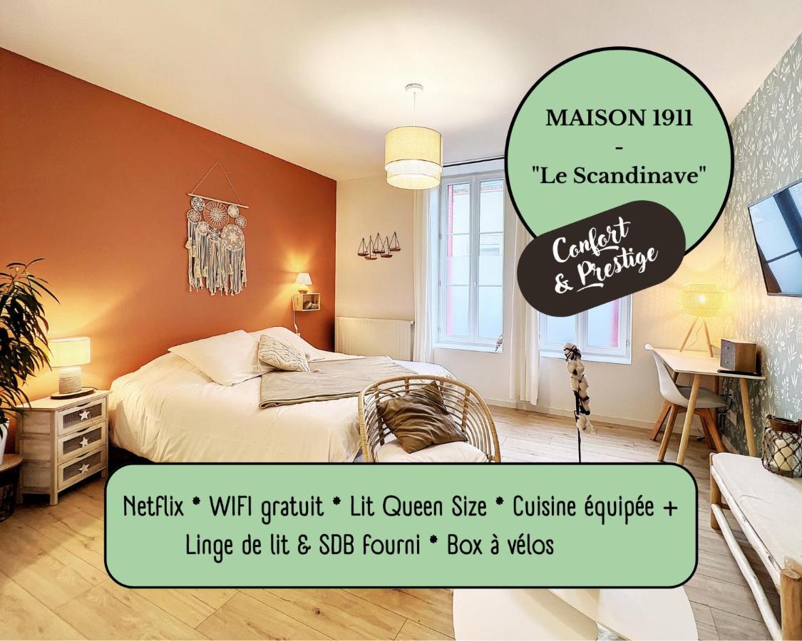 Appart Le Scandinave - Maison 1911 - Confort & Prestige Gien Ngoại thất bức ảnh